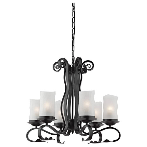 подвесная люстра arte lamp scroll a7915lm-6bk в Оренбурге