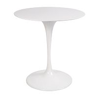 стол eero saarinen style tulip table top mdf d70 глянцевый белый в Оренбурге