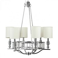 люстра easton light chandelier хром, бежевая в Оренбурге