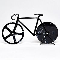 нож для пиццы из нержавеющей стали the fixie, черный мрамор в Оренбурге