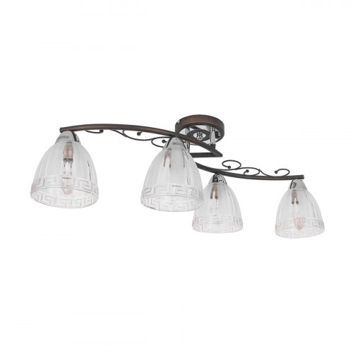 потолочная люстра idlamp nield 232/4pf-blackchrome в Оренбурге