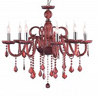 подвесная люстра ideal lux giudecca sp8 rosso в Оренбурге