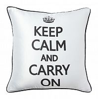 подушка с надписью keep calm and carry on в Оренбурге