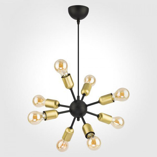 подвесная люстра tk lighting 1468 estrella black в Оренбурге