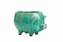 цветочный горшок pig planter голубой в Оренбурге