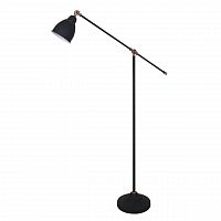 торшер arte lamp braccio a2054pn-1bk в Оренбурге