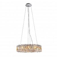 подвесная люстра crystal lux lirica sp10 d610 chrome в Оренбурге