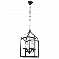 дизайнерская подвесная люстра spot light cage 9500404 черная в Оренбурге