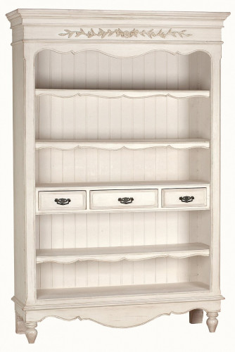 шкаф книжный марсель с состариванием молочно-белый в Оренбурге