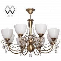 подвесная люстра mw-light фелиция 347016608 белая в Оренбурге