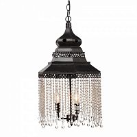 люстра подвесная черная с хрустальными подвесками chandelier в Оренбурге