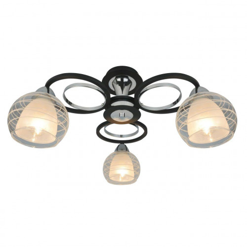 потолочная люстра arte lamp ginevra a1604pl-3bk в Оренбурге