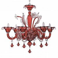 подвесная люстра ideal lux ca vendramin sp6 rosso в Оренбурге