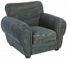 кресло san francisco denim armchair серое в Оренбурге