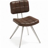 стул lola seat pu brown ножки из нержаеющей стали c589u09 от la forma (ex julia grup) в Оренбурге