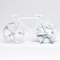 нож для пиццы из нержавеющей стали the fixie, белый мрамор в Оренбурге