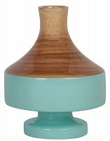 ваза настольная rustic chic vase wood blue в Оренбурге